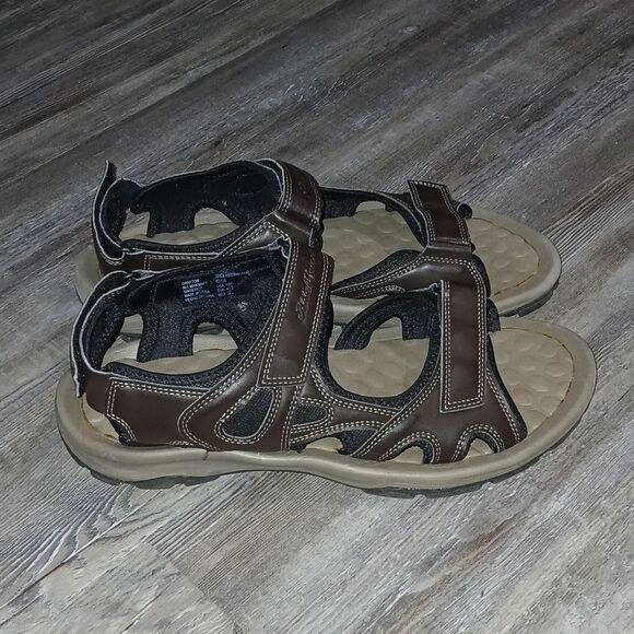 Eddie Bauer  Brown Grafton Hiking Outdoor Strap Support Sandals Sz 12 main image 4